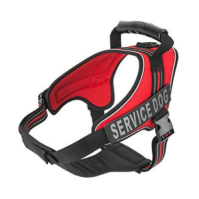 Service Dog Vest Harness - Military Grade Assistance Dog Harness with Removable