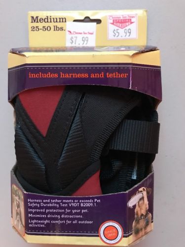NEW ASPCA Dog Safety Harness & Tether Medium 25-50 lbs