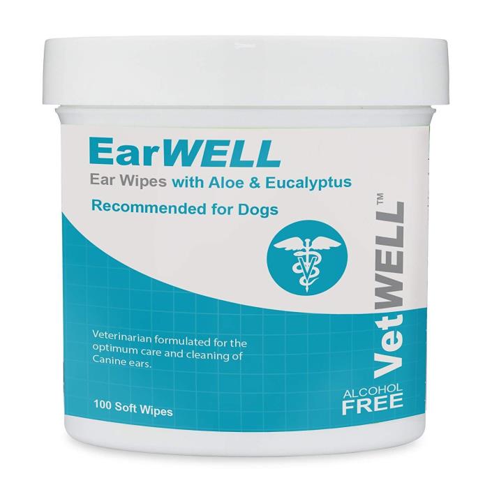 VetWELL Dog Ear Wipes