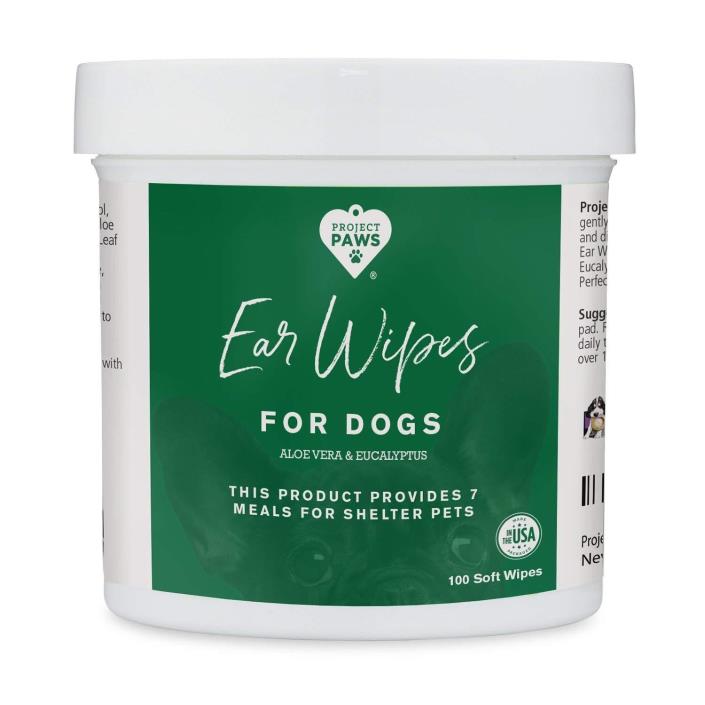 Project Paws Dogs Ear Wipes