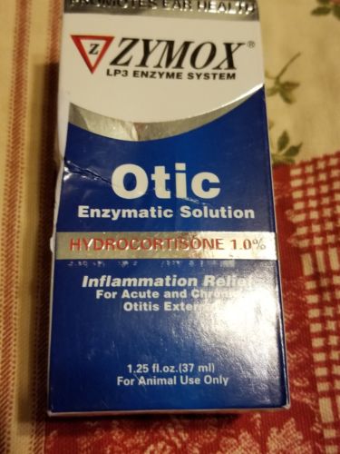 Zymox Otic Enzymatic Solution 1.25 Fl Oz Exp. Date 3/2021