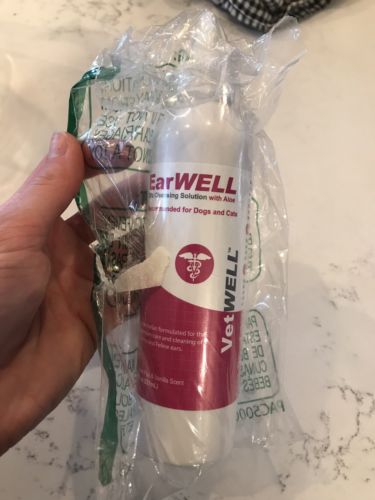 Earwell VetWell Otic Cleaning Solution For Ears W/ Aloe Dogs And Cats