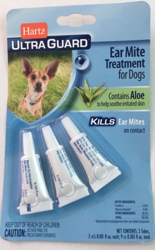 Hartz ULTRA GUARD Ear Mite Treatment With Aloe for Dog KillS Earmites on CONTACT