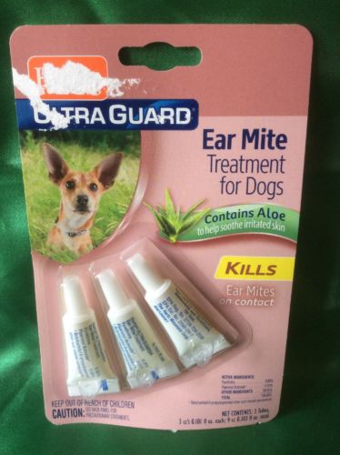 HARTZ UltraGuard Ear Mite Treatment for Dogs, 3 Count