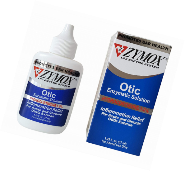 ZYMOX Ear Solution | The Only No Pre-Clean Once -a-Day Dog and Cat