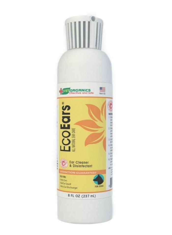 EcoEars | Natural Dog Ear Cleaner - Infection Formula For Itch, Head Shaking,...