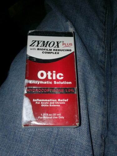 Zymox Plus Otic-HC Advanced Formula Hydrocortisone 1.0% 1.25 oz, New 05/2020