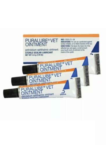 Puralube by Puralube Vet Ophthalmic Ointment, 3 Pack Exp. 11/2018