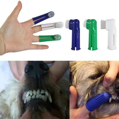Pet Finger Toothbrush Dog Cat Tartar Teeth Cleaner Grooming Tools for Puppy Cat