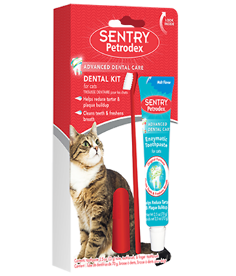 Sentry Petrodex Advanced Dental Care Kit for Cats