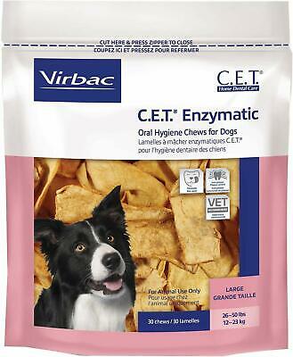 Virbac C.E.T. Enzymatic Oral Hygiene Chews Large Dog 30 Count