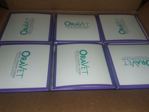 84 Oravet Dental Hygiene Chew for Dogs 25-50 lbs.. [6] boxes of 14 each