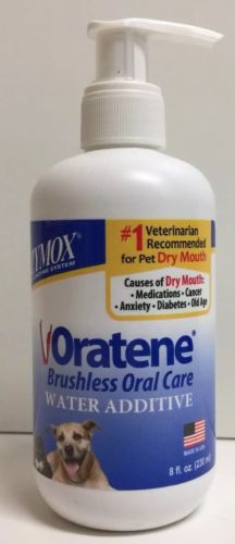 (New) Zymox Oratene Brushless Oral Care Water Additive Pet, 8 oz