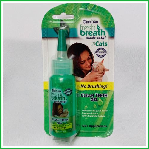 Fresh Breath Reduces Tartar Plaque Buildup 100% Naturally Derived Cats & Dogs