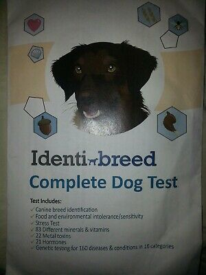 NEW Identi Breed Complete Dog Test Canine Identification Intolerance Diseases +
