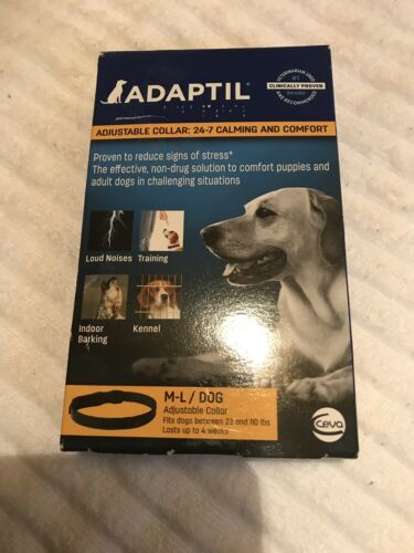 Adaptil Calming and Comfort Adjustable Collar for Stressful Medium/Large Dogs