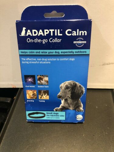 Adaptil On the Go Calming Relaxing One 1 Adjustable Collar for Small Dogs New