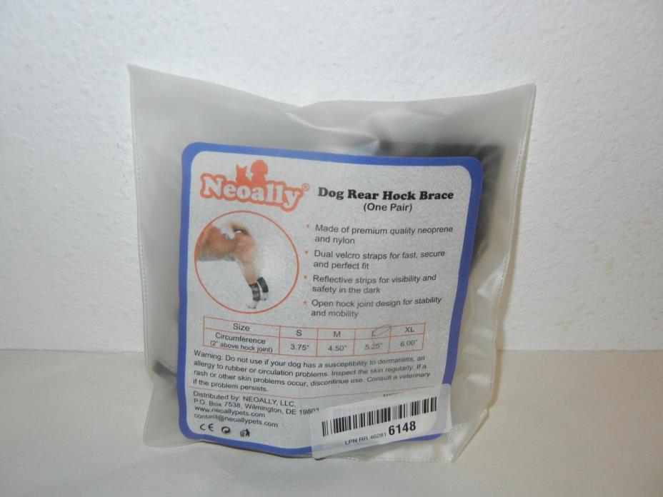 NEOALLY DOG REAR HOCK BRACE ONE PAIR LARGE 5.25