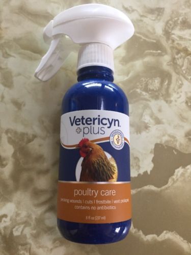 Vetericyn Poultry Care Spray Plus | Wound Spray for Chickens and-New Exp 8/19
