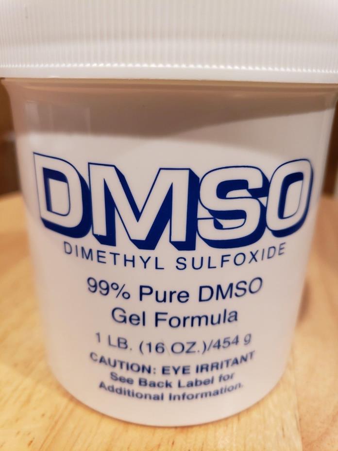 DMSO 16oz Gel 99% Purity Dimethyl Sulfoxide Solvent for Pets Pain/Injuries