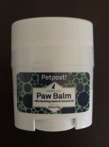 New Petpost Nose & Paw Balm for Dogs .64 Oz Soothing Jojoba & Coconut Oil