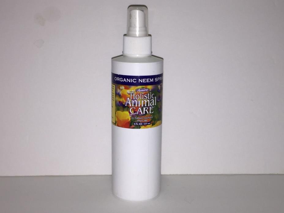 Azmira Holistic Animal Care ORGANIC NEEM SPRAY 8 oz New