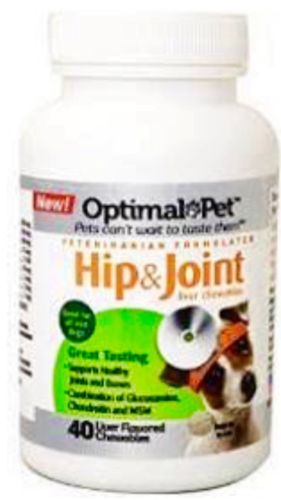 DOG HIP AND JOINT BONES GLUCOSAMINE MSM HEALTH MEDICINE ALL BREED AND AGES 40pc