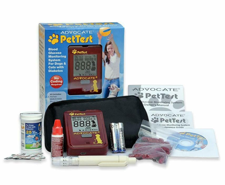 PetTest Advocate Monitoring Glucose Levels - Diabetes Testing Tools -