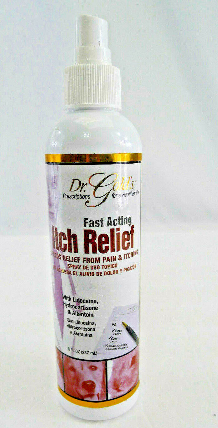 Dr Gold's Fast Acting Itch Relief w/ Lidocaine For Dogs Cats Small Animals 10/20
