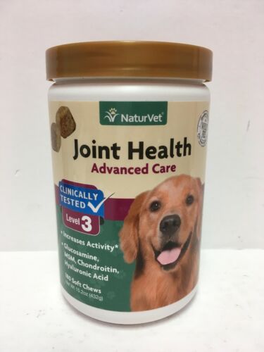 NaturVet Joint Health Soft Chews Level 3 Advanced for Dogs 180 chews 4647