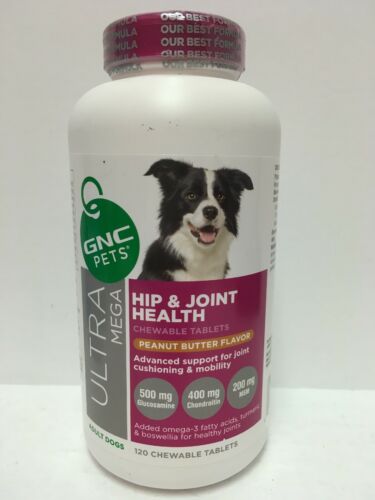 GNC Pets Ultra Mega Hip & Joint Health Peanut Butter120 tabs
