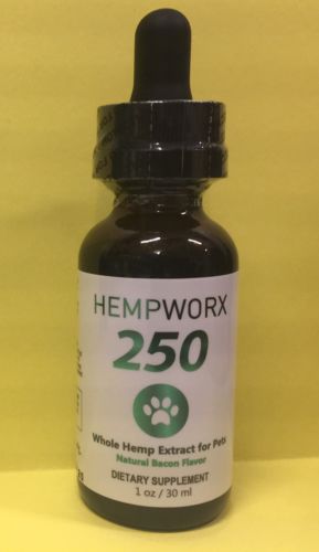 HempWorx 250mg C. B. D. Oil For Pets - Bacon Flavor