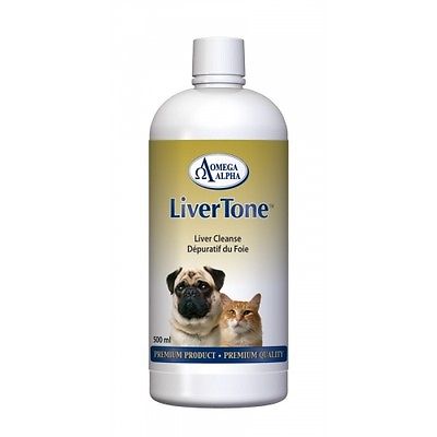 LiverTone 500 ml - Omega Alpha  Pharmaceuticals Pet Liver Cleanse Formula