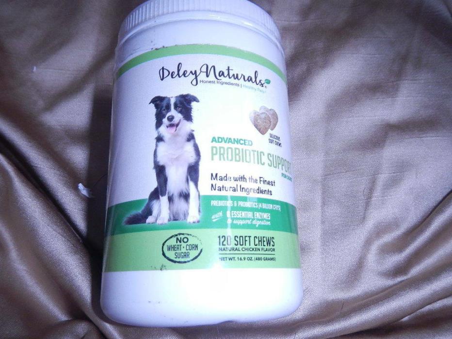 Delay Naturals Advance Probiotic Support for Dogs - 120 Soft Chews #MC200O