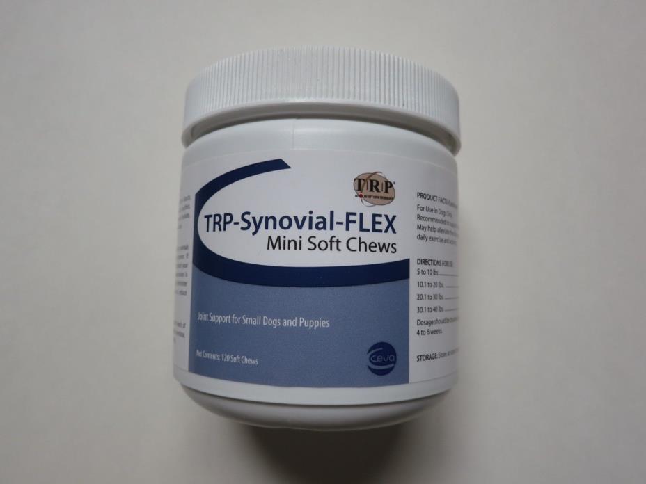 TRP-Synovial-Flex Soft Mini Chews For Dogs, 120 Count Joint Support