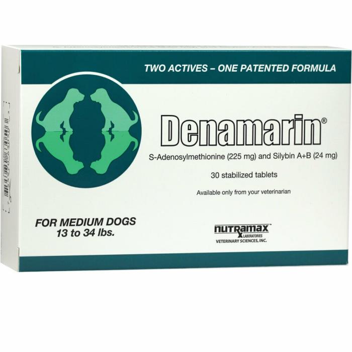 Nutramax Denamarin Medium Dogs 13 to 34 lbs 60 count