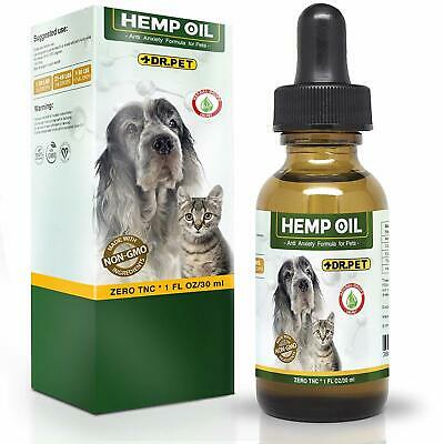 Pet Dogs and Cats Full Spectrum Hemp Extract All Natural Pain Relief & &