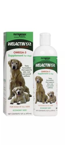 Nutramax Welactin 3 Omega 3 Canine Health Supplement Dogs All Sizes 16oz