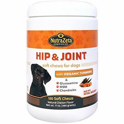 Advanced Glucosamine For Dogs With Organic Turmeric, MSM, Chondroitin, Hip And 