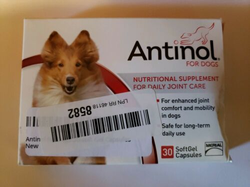 Antinol Joint Care Supplement for Dogs 30 ct Soft Gels