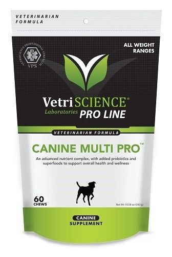 VETRI-SCIENCE Canine Multi Pro Bite Sized Chews 60ct Pkg