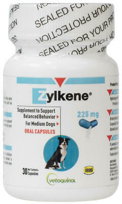 Vetoquinol Zylkene for Dogs and Cats 225 mg/30 ct (medium dogs)