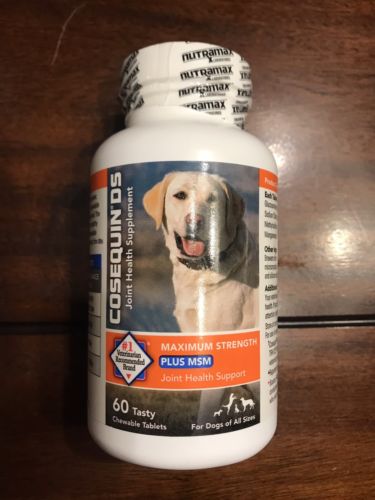 Nutramax Cosequin DS + MSM Chewable Tablets (SEALED!) Expires: 03/2022