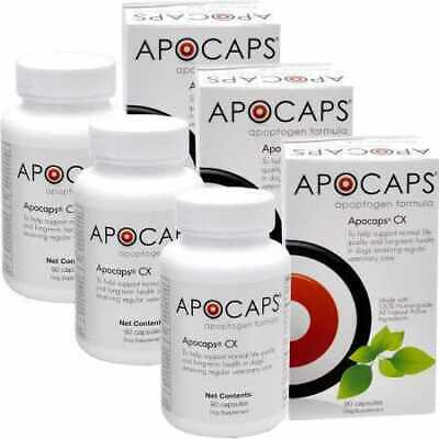 3-Pack ApoCaps CX Apoptagen Formula (90 capsules) Exp 8/2020