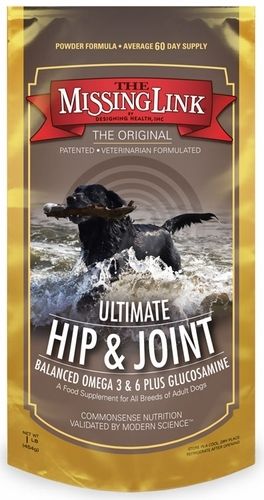 2 BAGS  Missing Link Canine Ultimate Hip & Joint  DOG Glucosamine 2lb (Cosequin)