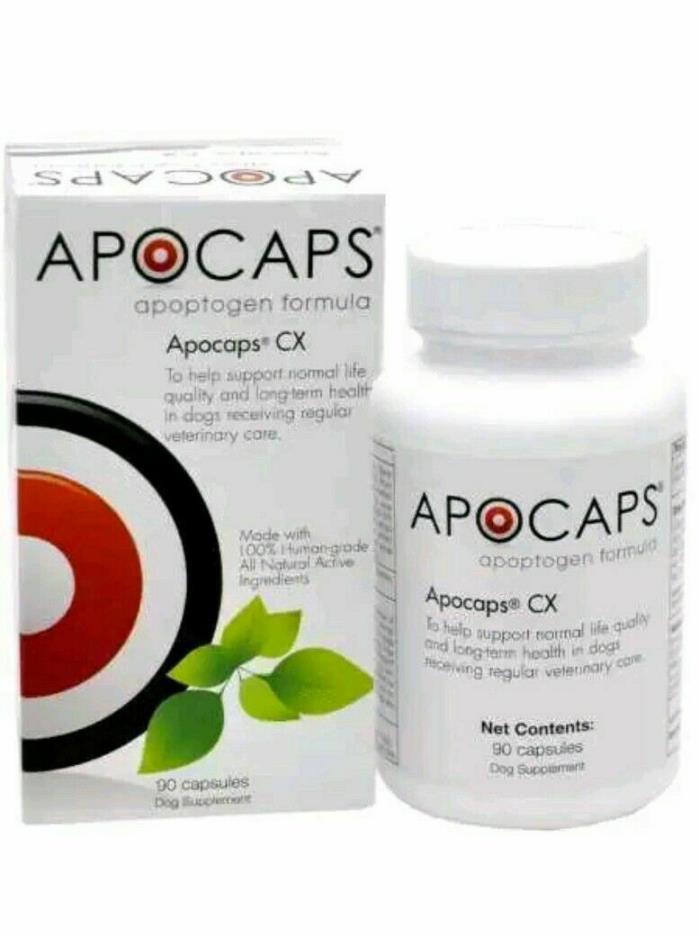 Apocaps CX Apoptogen Formula for Dogs Quality of Life Support - 90 Capsules