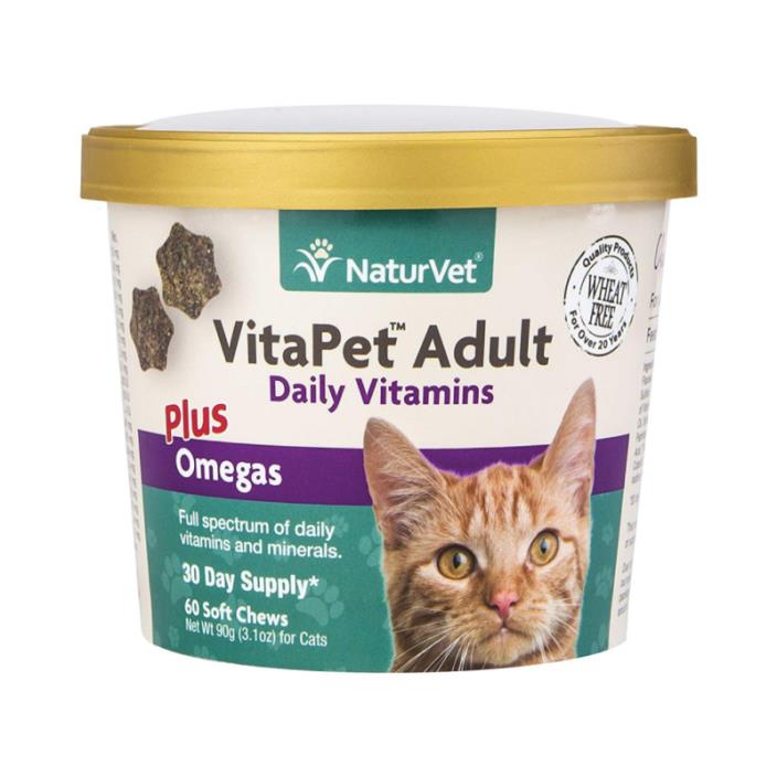NaturVet VitaPet Adult Cat Daily Vitamins