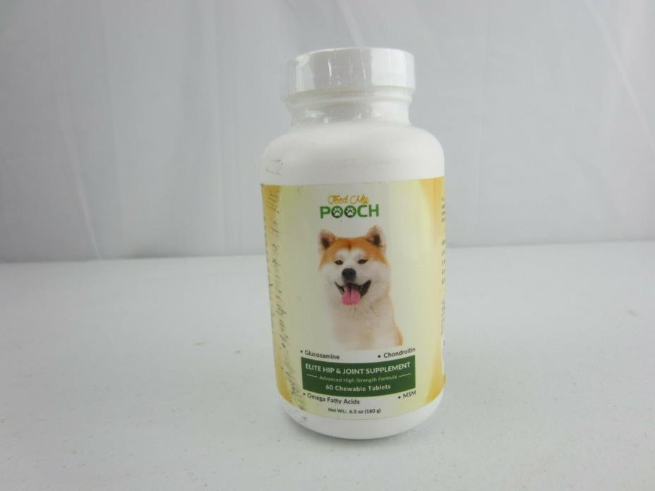 Feed My Pooch Advanced Glucosamine for Dogs with Chondroitin MSM Vitamins C NEW