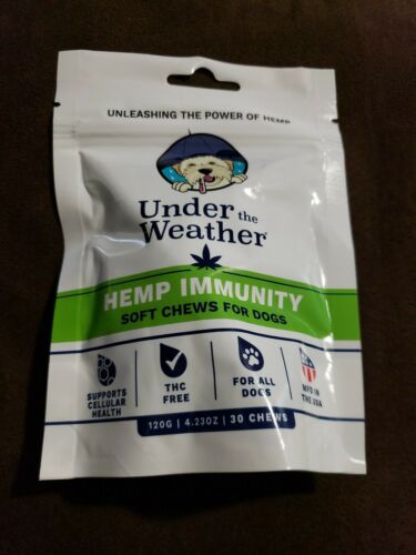 Under the Weather Hemp Immunity Soft Chews, 120 Grams