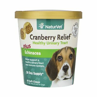 NaturVet Cranberry Relief Plus Echinacea Soft Chew - 60 count